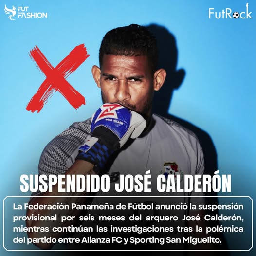SUSPENSIÓN PROVICIONAL PARA JOSÉ CALDERÓN