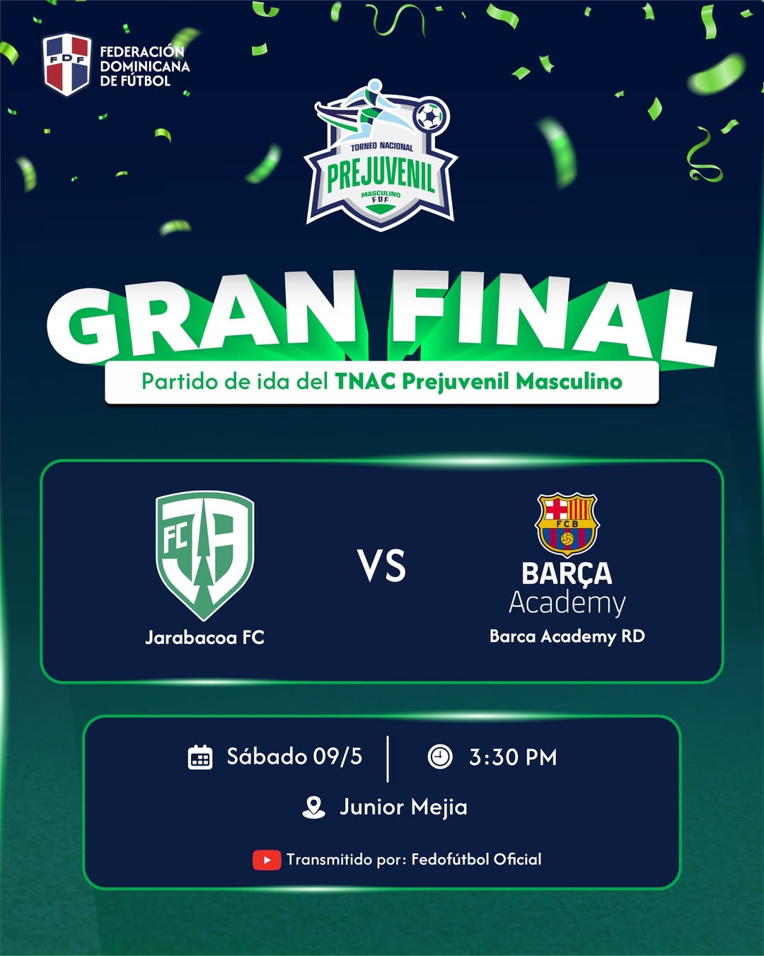 Gran Final: Partido de Ida deI TNAC Prejuvenil Masculino.